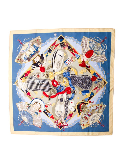 Hermès Au Clair de la Lune Silk Scarf