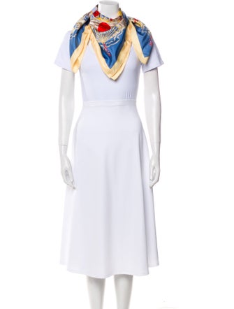 Hermès Au Clair de la Lune Silk Scarf