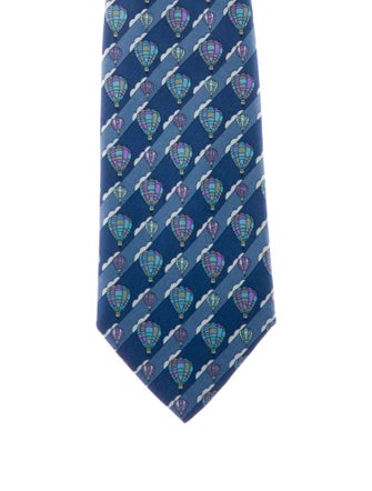 Hermès Pattern Print Tie