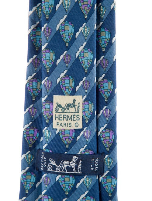 Hermès Pattern Print Tie