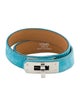 Hermès Suede Kelly Double Tour Wrap Bracelet