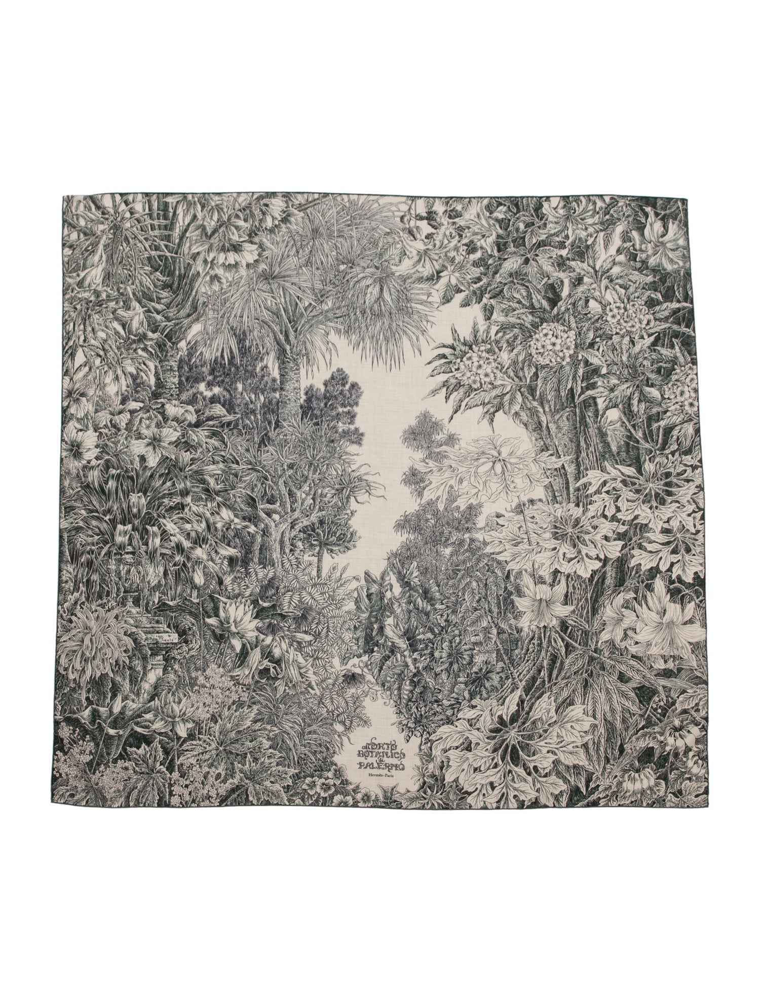 Hermès All 'Orto Botanico Di Palermo Cashmere Shawl w/ Tags