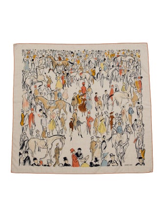 Hermès Paddock Cashmere Shawl