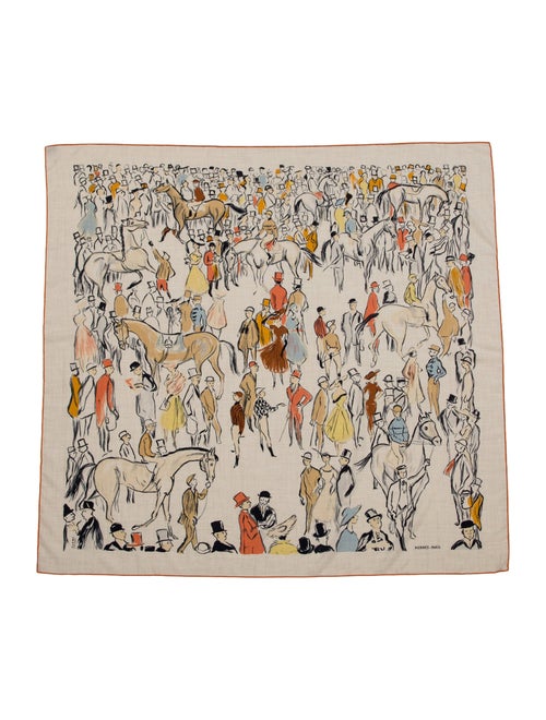 Hermès Paddock Cashmere Shawl