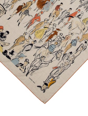 Hermès Paddock Cashmere Shawl