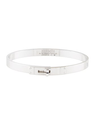 Hermès 18K Diamond Small Kelly Bracelet