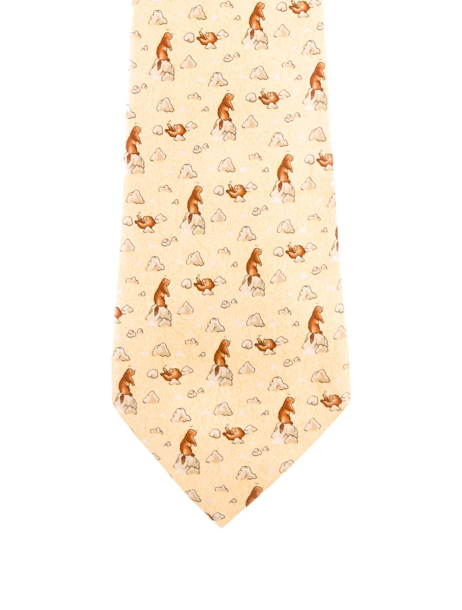 Hermès Ecureuil Marteau Tie