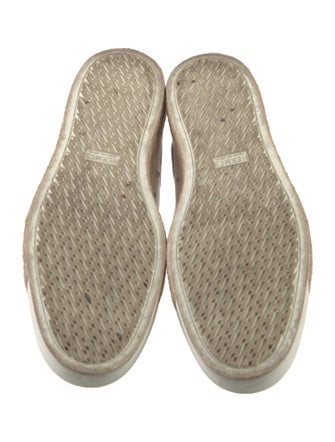 Hermès H Logo Canvas Espadrille Sneakers
