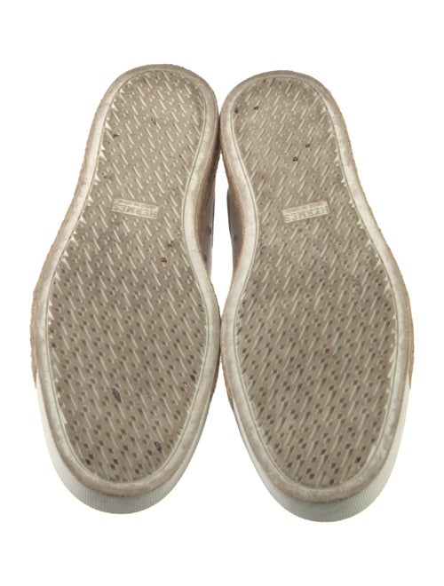 Hermès H Logo Canvas Espadrille Sneakers