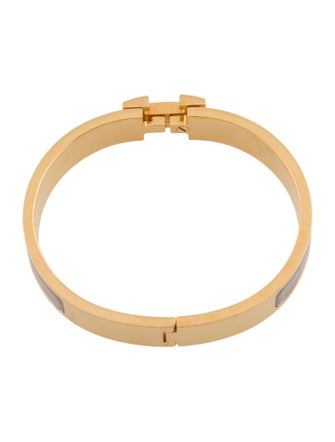 Hermès Clic H Bangle Bracelet
