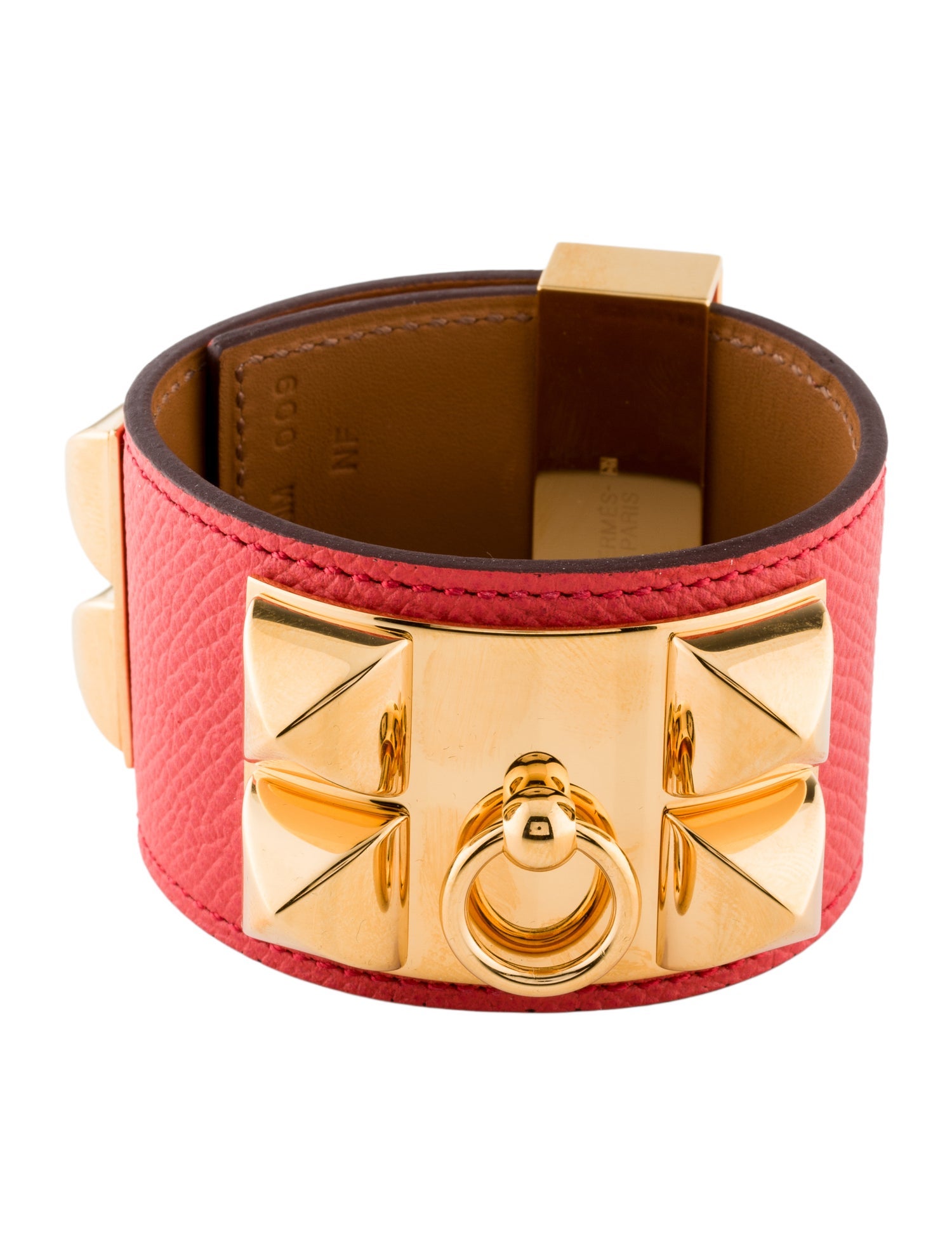 Hermès Leather Collier de Chien Wrap Bracelet