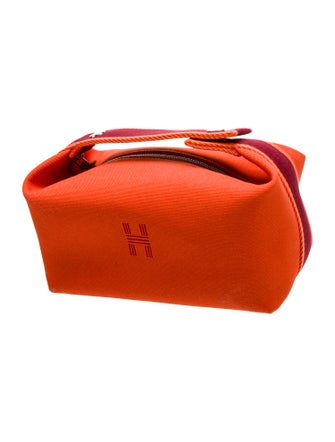 Hermès Small Toile Bride-A-Brac Case