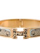 Hermès Enamel Leopard Clic H Bracelet