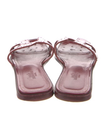 Hermès Oran Ostrich Slides