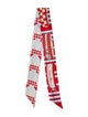 Hermès Colliers De Chiens Remix Silk Twilly Scarf