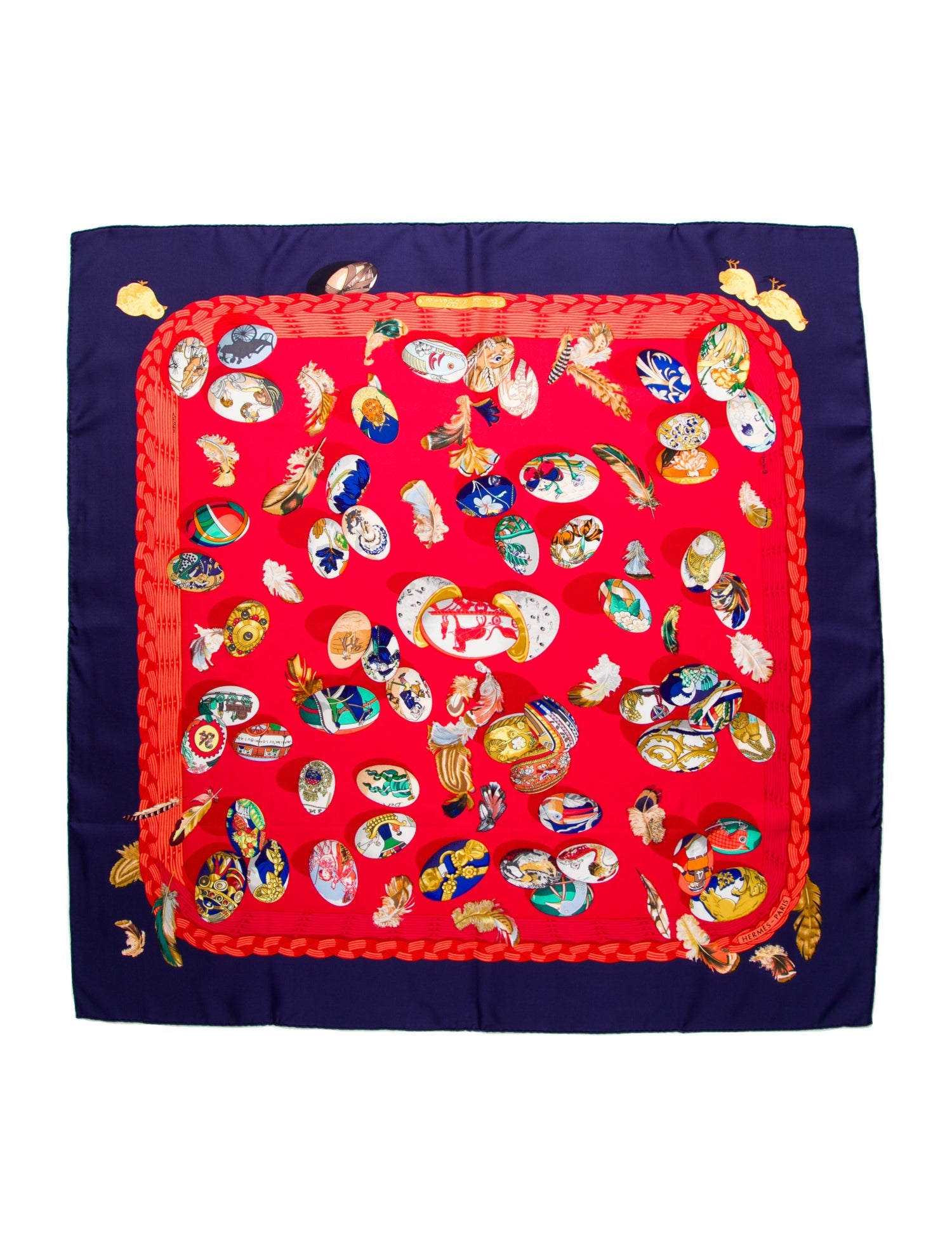 Hermès Couvée d'Hermès Silk Scarf