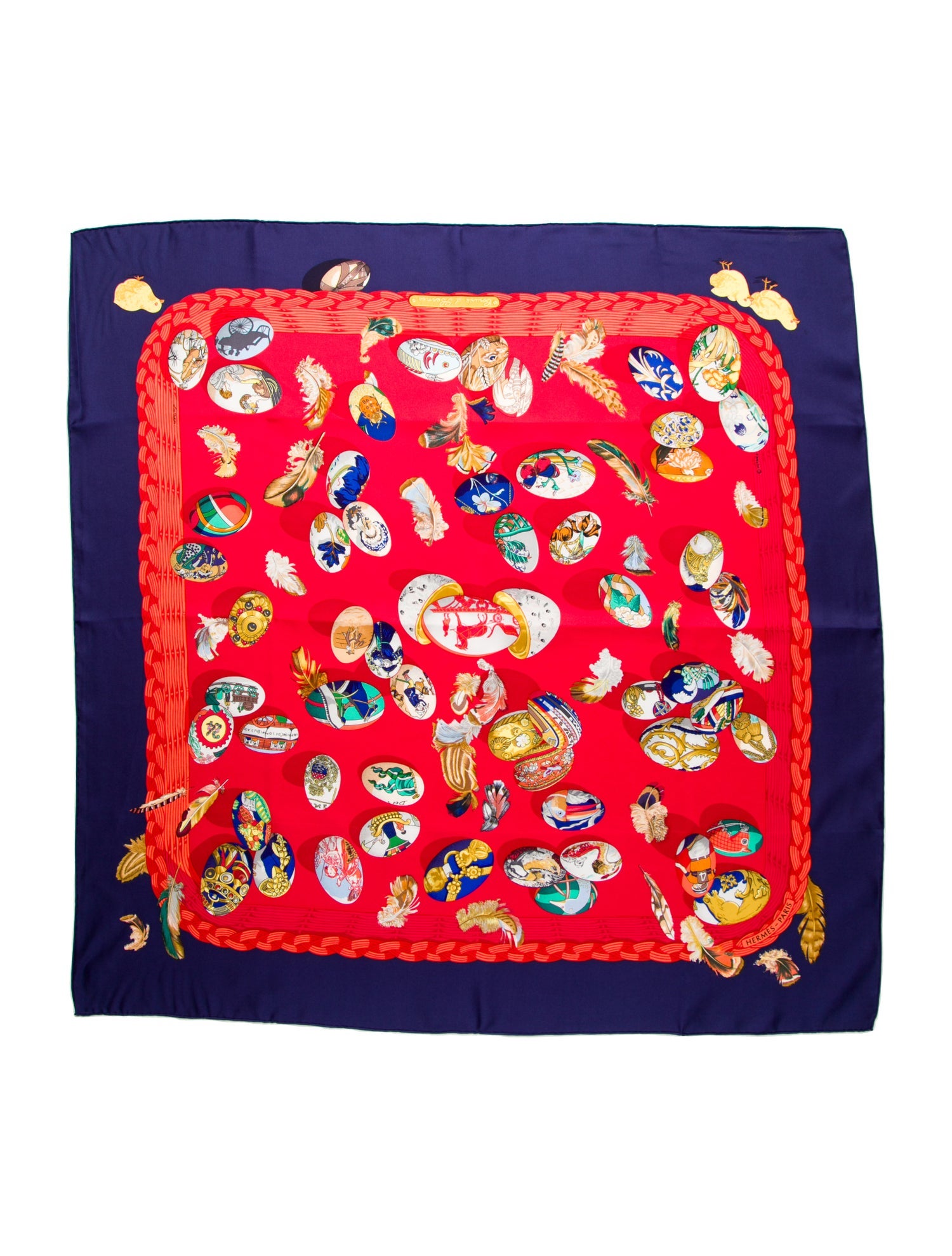 Hermès Couvee d’Hermes Silk Scarf