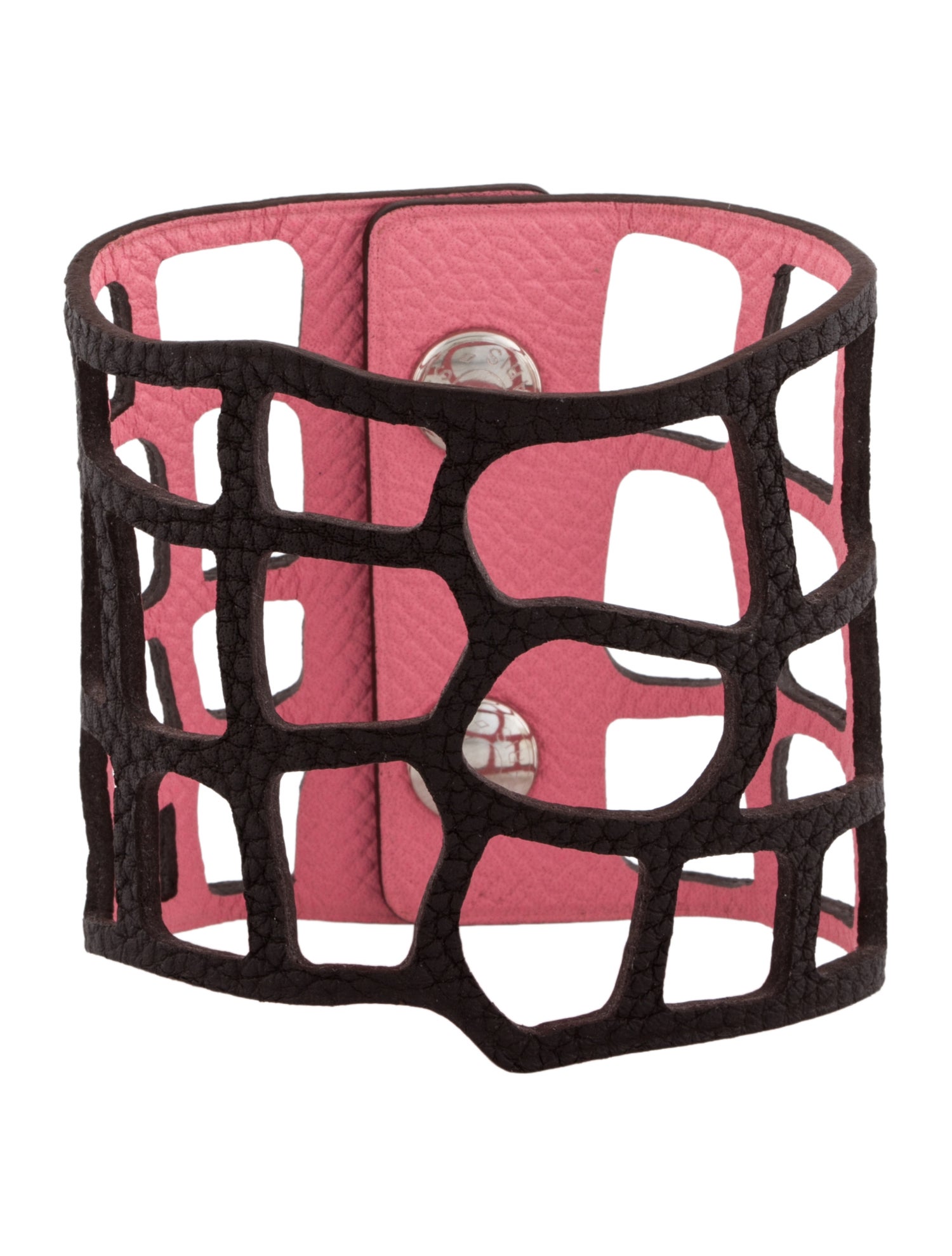 Hermès Leather Scale Wrap Bracelet