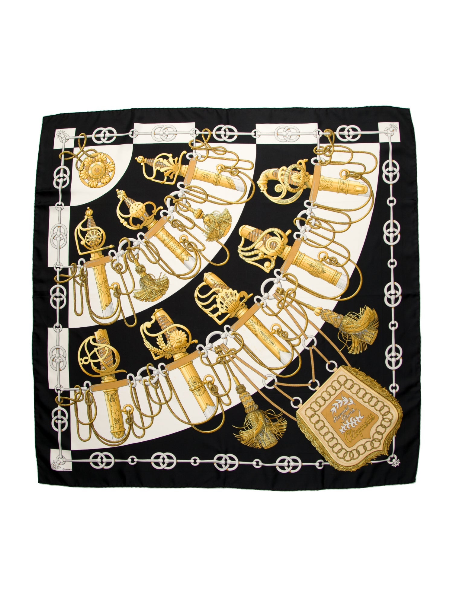 Hermès Cliquetis Silk Scarf
