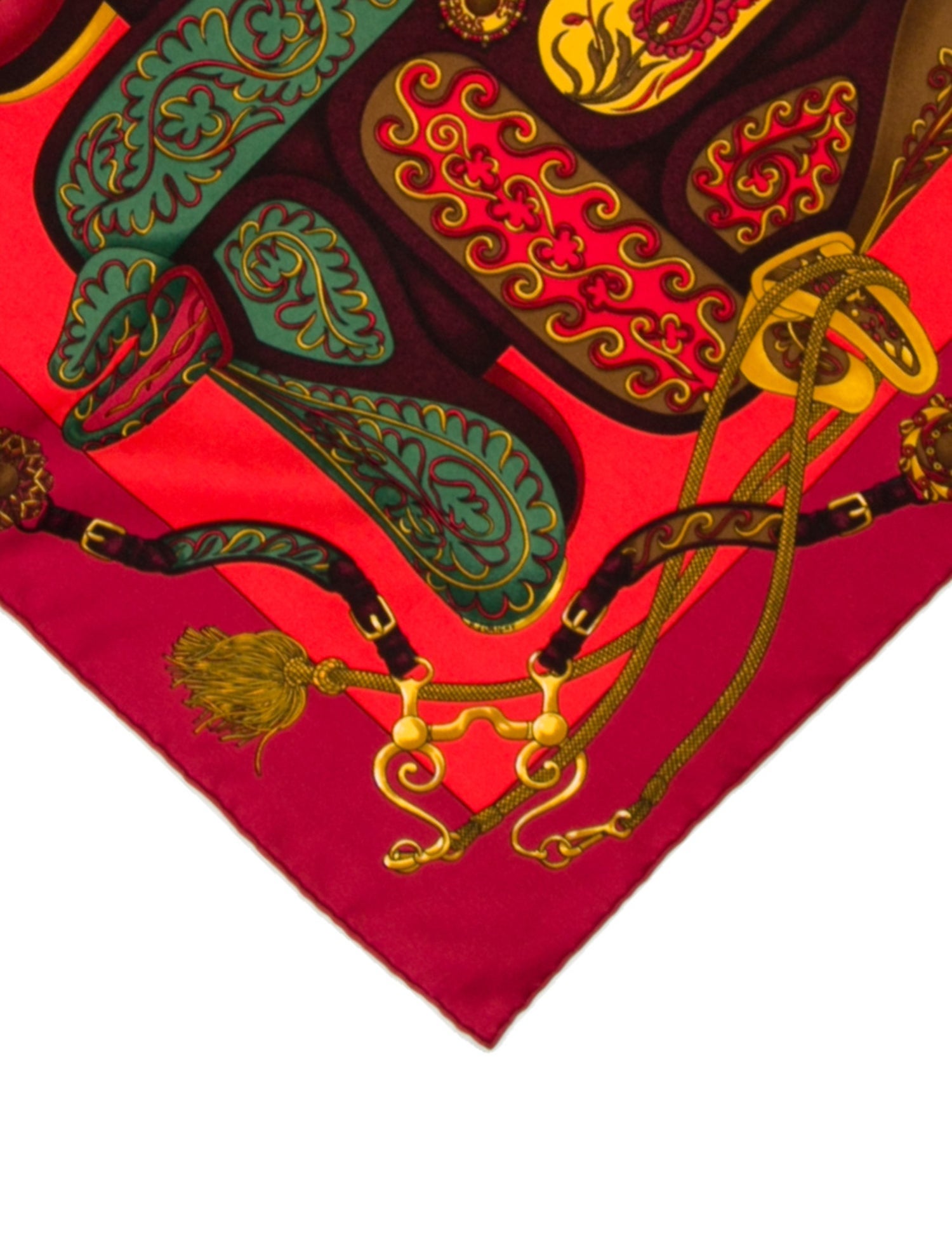 Hermès Pattern Print Pocket Square