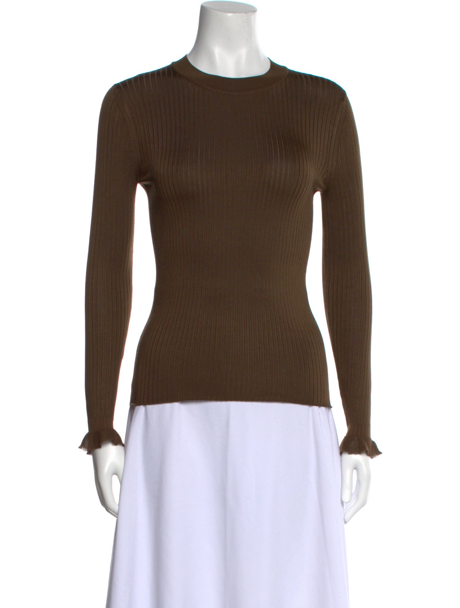 Hermès Crew Neck Long Sleeve Top