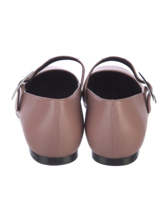 Hermès Jane Leather Mary Jane Flats