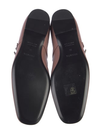 Hermès Jane Leather Mary Jane Flats