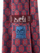 Hermès Patterned Silk Tie