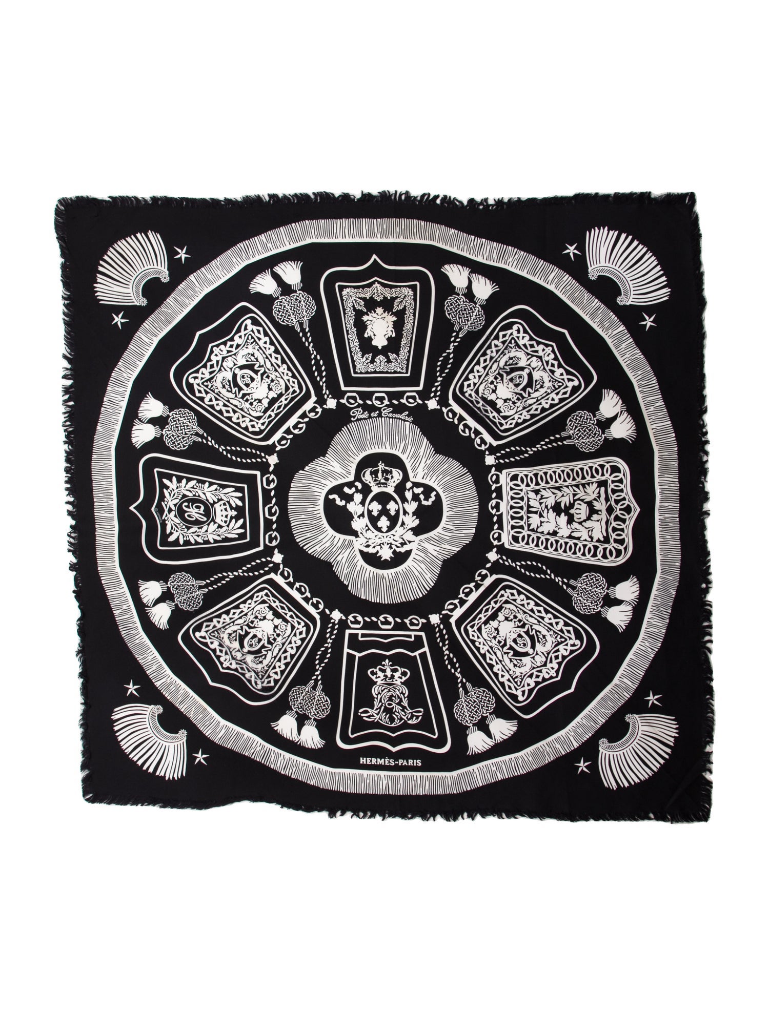 Hermès Poste et Cavalerie 80 Silk Scarf