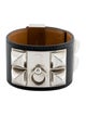 Hermès Leather Collier De Chien Wrap Bracelet