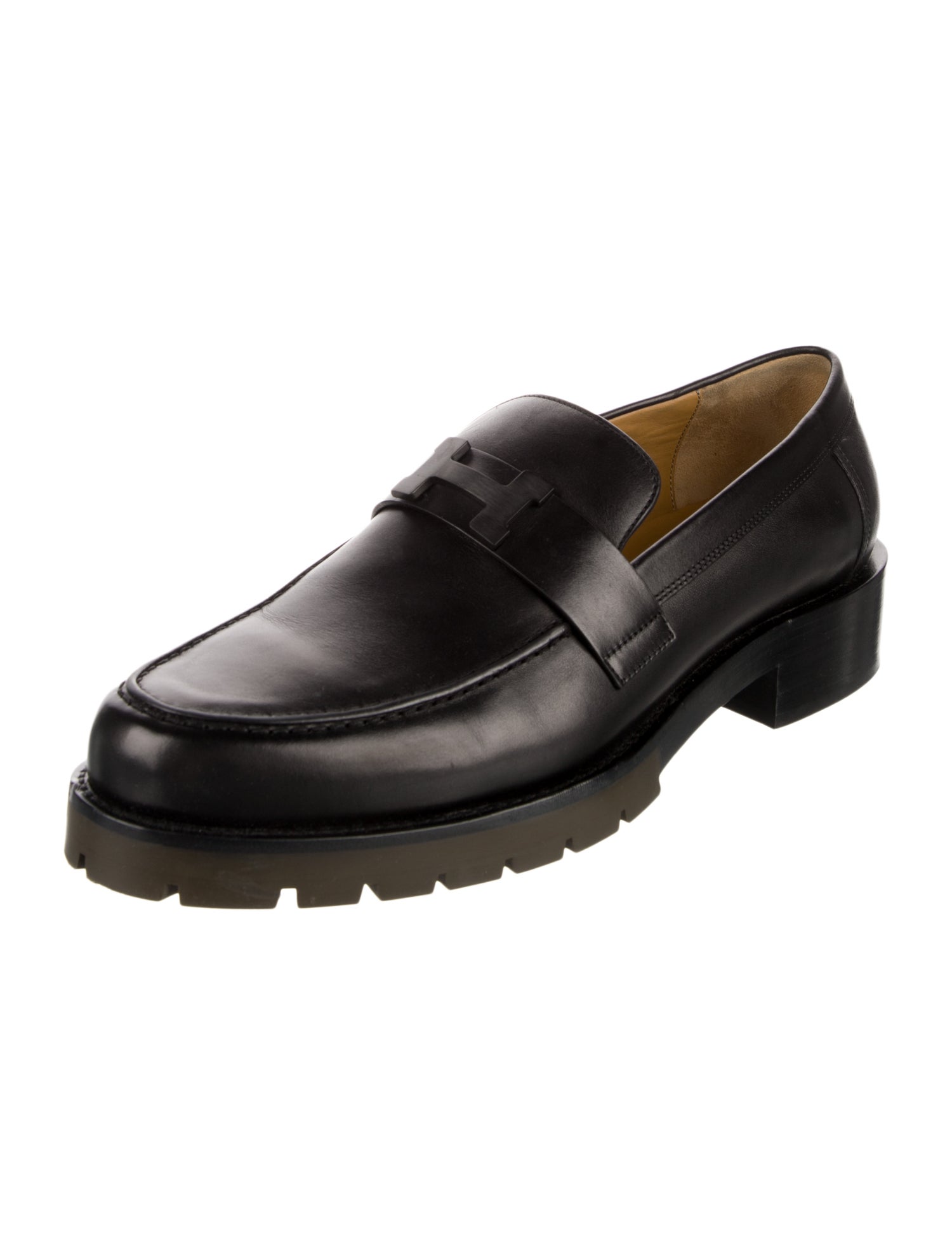 Hermès Gregoire H Logo Dress Loafers
