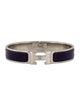 Hermès Vintage Enamel Clic H Bangle Bracelet