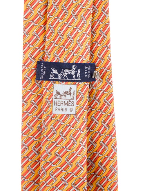 Hermès Patterned Tie