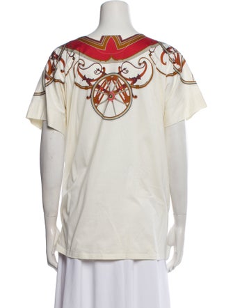 Hermès Scoop Neck Short Sleeve T-Shirt