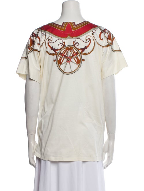 Hermès Scoop Neck Short Sleeve T-Shirt