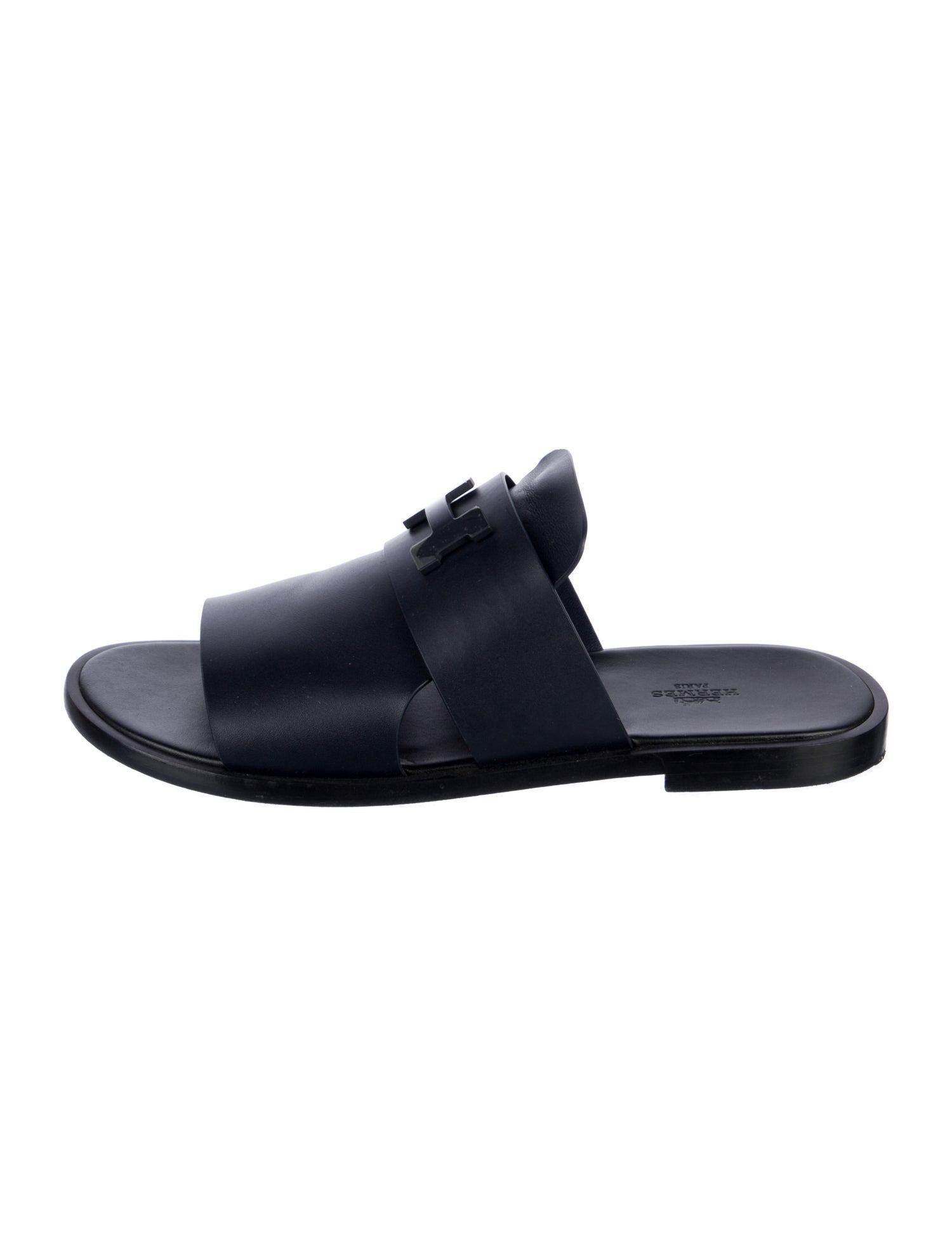 Hermès Arles Leather Slides