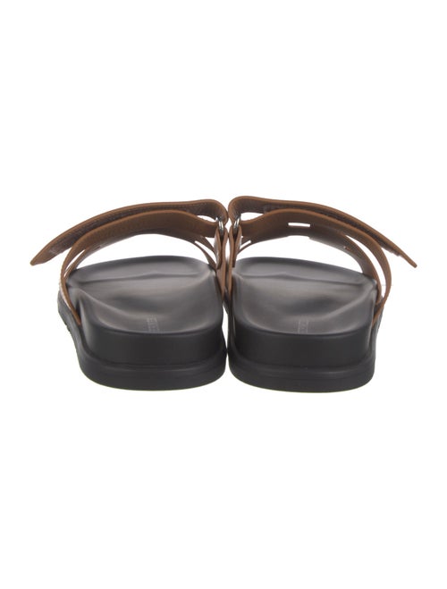 Hermès Chypre Leather Slides