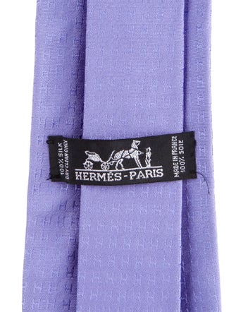 Hermès Pattern Print Tie