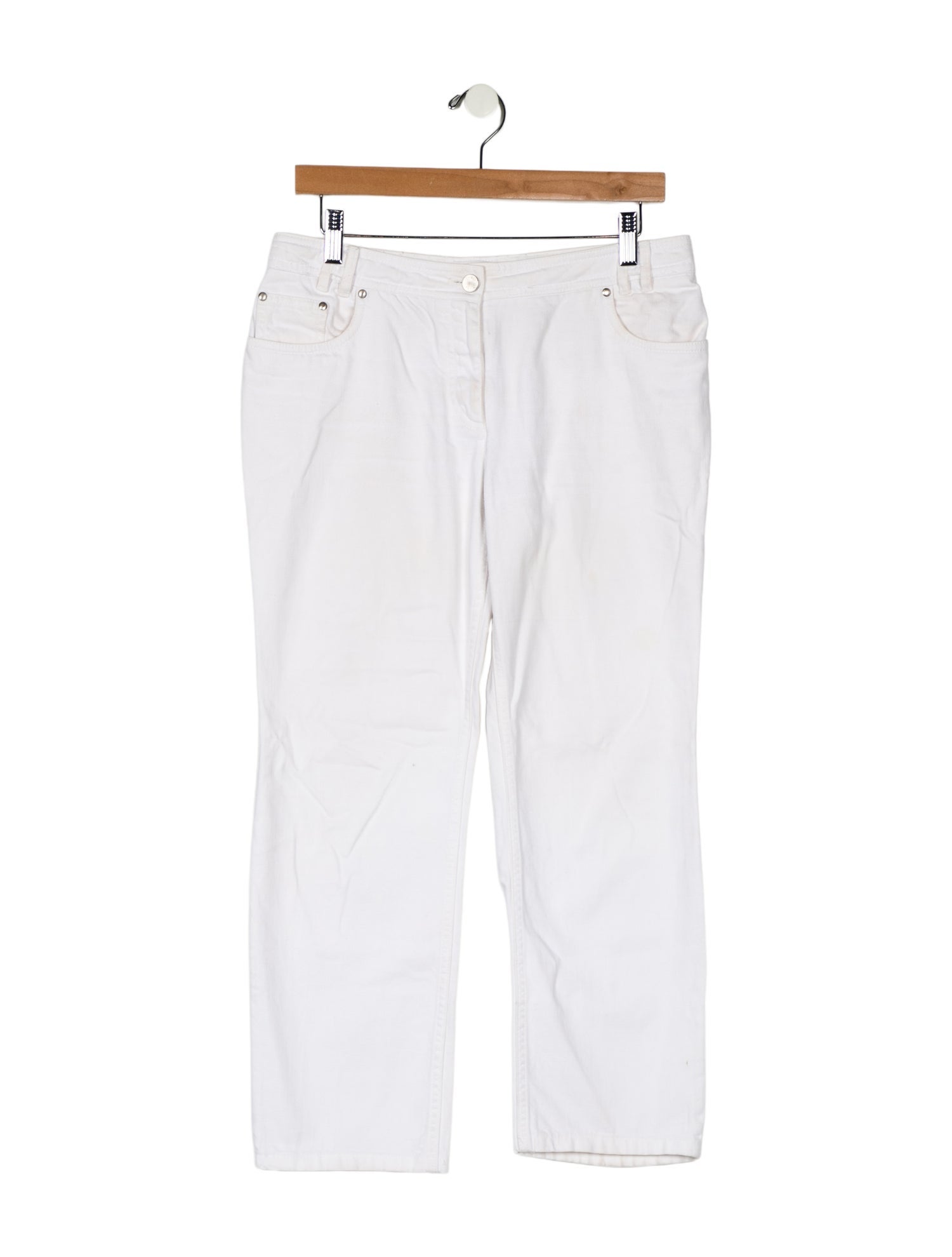 Hermès Mid-Rise Straight Leg Jeans