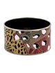 Hermès Enamel Extra Wide Bangle Bracelet