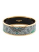 Hermès Wide Enamel Bangle Bracelet