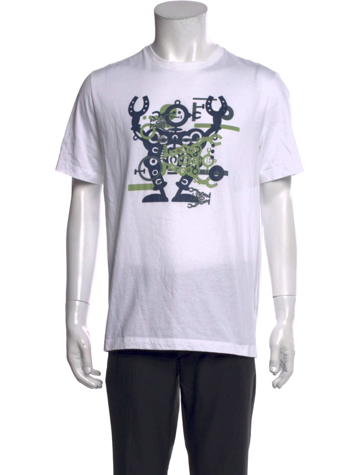 Hermès Graphic Print Crew Neck T-Shirt