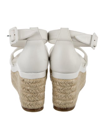 Hermès Elda Leather Espadrilles