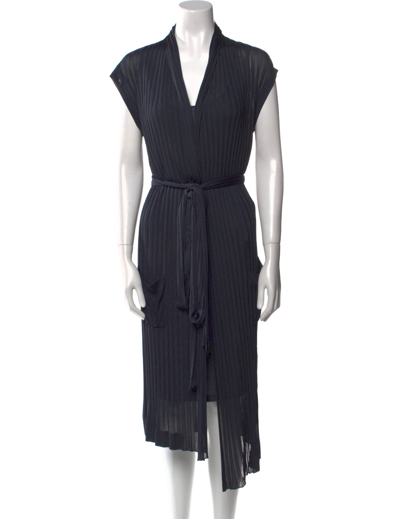 Hermès V-Neck Long Dress