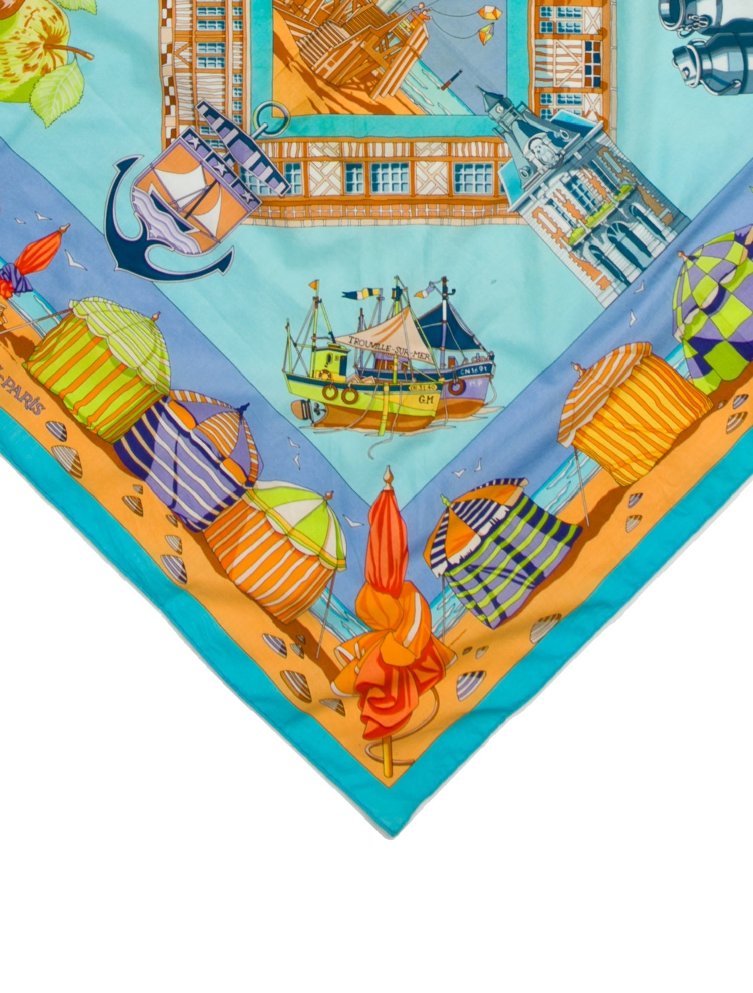 Hermès Charmes des Plages Twilly Scarf