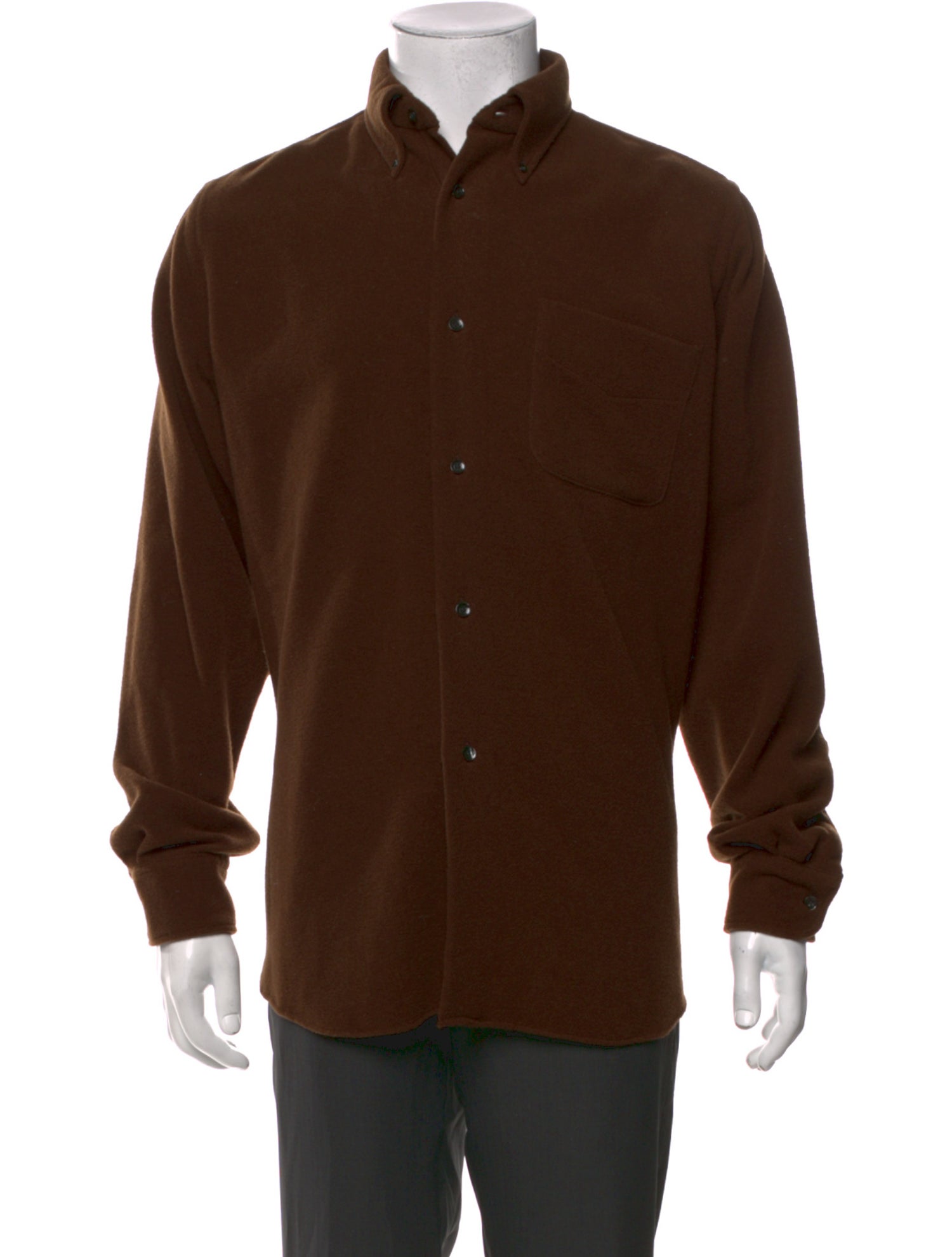 Hermès Wool Long Sleeve Shirt