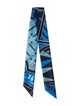 Hermès Jeu de Soie Uniforme Silk Twilly Scarf