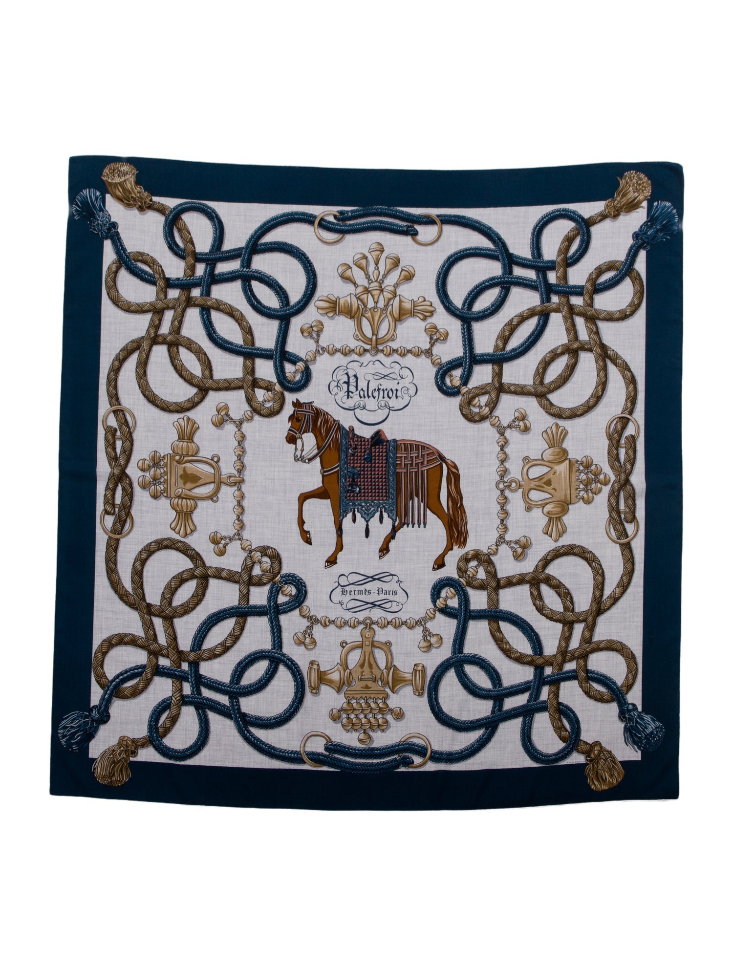 Hermès Palefroi Cashmere Shawl w/ Tags