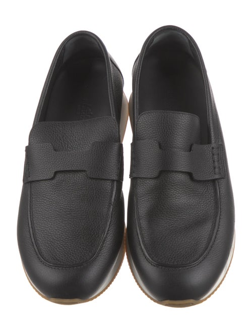 Hermès 2022 Leather Boat Shoes