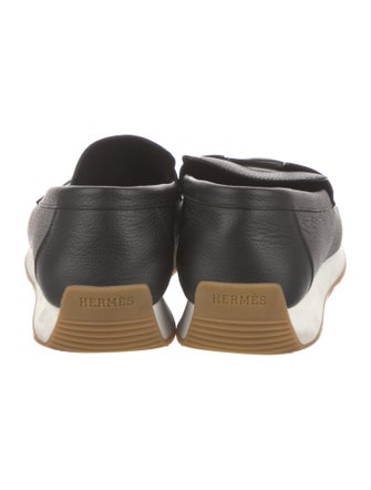 Hermès 2022 Leather Boat Shoes